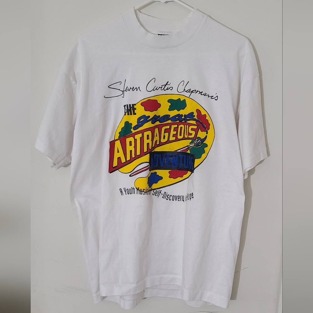 90s Steven Curtis Chapman Tour T-Shirt XL Single Stitch Band Tee Christian Music